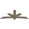 Ekena Millwork Alberta Rough Sawn Timber Gable Bracket, Douglas Fir, 72"W x 30"H x 2"D x 6"F, 10/12 Pitch GBW072X30X0206ALB00RDF - alternate 4